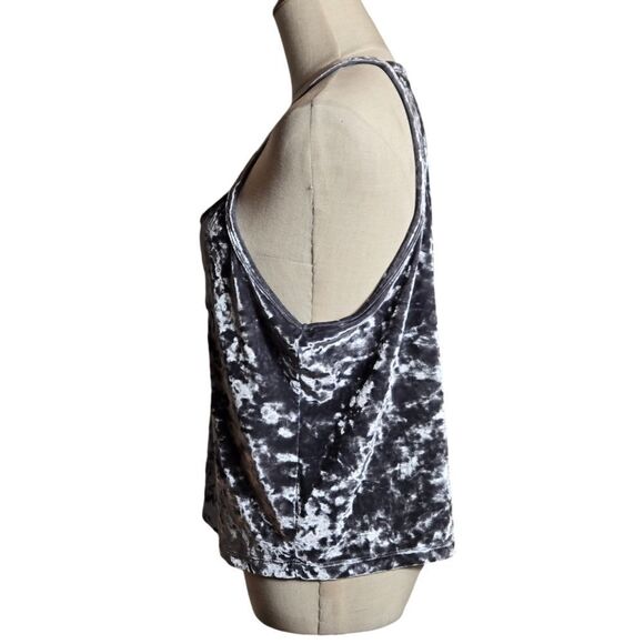PINK Victoria's Secret Gray Y2K Velvet Logo Camisole - Picture 5 of 7